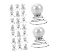 PLAFOPE 36pcs Faux Pearl Spiral Hair Pins for Long Hair Secure Bun Maker Twist Bobby Pins Elegant Chignon Accessories for Brides Bridesmaids Wedding Updos