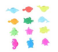 PLAFOPE 36pcs Silicone Shape Wine Glass Markers Assorted Color Drink Identifiers for Parties Easy to Clean Fun Decorative Wine Glass Suckers for Christmas Bbq Brunches and Gatherings