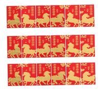 PLAFOPE 36pcs Traditional Chinese Red Envelopes Lunar New Year Red Packet New Year Envelopes Cash Packet Hong Bao Chinese Hongbao Hongbao