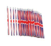 PLAFOPE 36pcs Uk Flag Pencils with Erasers Wood-cased Writing Instruments Ergonomic Grip for Students and Party Bags British Flag Design for School and Office Supplies