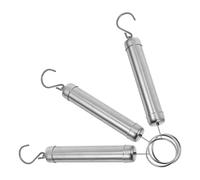 PLAFOPE 3Pcs 5Kg Portable Spring Scale Set with Stainless Steel Hook, Compact Mechanical Weighing Scales for Kitchen, Market Supply, Travel and Industrial Use