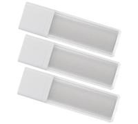 PLAFOPE 3pcs Airless Lotion Pump Bottle Practical Travel Cosmetic Container for Essence Creams and Foundations Lightweight Vacuum Dispenser for Easy Use