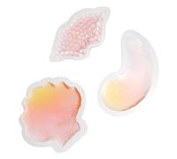PLAFOPE 3pcs Gel Therapy Pack Cold and Hot Eye and Lip for Facial Care Reusable Soothing Cold Packs for Skincare and Beauty Treatment