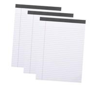 PLAFOPE 3pcs Lined Memo Pads Portable Tear Off Notebooks with Thickened Pages for Students School and Meeting Notes Organized Writing Pads for Goal Setting and Daily Planning