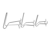 PLAFOPE 3pcs Metal Easel Stand Display Stands for Art and Craft Pieces, Crystal Artware with Sleek Silver Iron Design, Gentle and Secure Display, Versatile Use for Home Décor