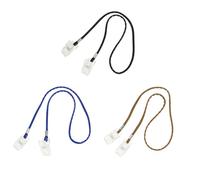 PLAFOPE 3pcs Multipurpose Napkin Clips Mask Anti-Lost Rope Pu Iron Plastic Sturdy Holders for Birthday Party and Everyday Use