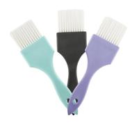 PLAFOPE 3pcs Professional Hair Dyeing Brushes with Soft Bristles for Even Color Application Reusable and Easy to Clean Hair Coloring Tools for Salon and Home Use Portable Barber