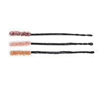 PLAFOPE 3pcs Rhinestone Crystal Hair Bun Maker Styling Tool for Women Girls Diy Accessories for Hair Bun Donuts