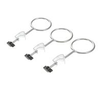PLAFOPE 3pcs Sturdy Iron Closed Extension Support Rings for Laboratory Flasks and Beakers Acid-alkali Resistant Rings for Biology and Chemistry Experiments Portable Science Random Color