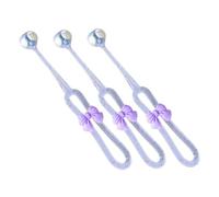 PLAFOPE 3pcs Three Sided Toothbrush for Cute Purple Travel Toothbrush with Soft Bristles Gentle Gum Care and Complete Cleaning for Sensitive Mouths and Positive Oral Habits