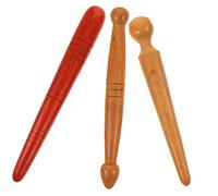 PLAFOPE 3pcs Wooden Stick Muscle Relief Point Stick Reflexology Stick Thai Foot Massage Stick Reflexology Foot Psoas Practice Pin Men Reflexology Massage Stick Hand Sticks Pen