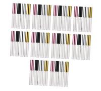 PLAFOPE 40pcs 10ml Refillable Empty Lip Gloss Tubes with Brush Head Abs Material Unique Shape Travel Lip Gloss Containers for Making Cosmetic Items by Yourself