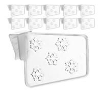 PLAFOPE 40pcs Adjustable Refrigerator Side Door Separators Set, Retractable Fridge Organizer Dividers for Kitchen Drawer and Cabinet Storage, Multi-functional Plastic Grid Divider