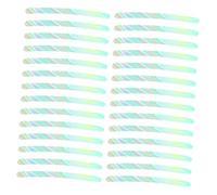 PLAFOPE 40pcs Glow Dark Reflective Wheel Rim Decals for Car Tires Self-Adhesive Car Motorcycle Hub Stickers Night Fluorescent Tape for Stylish Vehicle Decoration