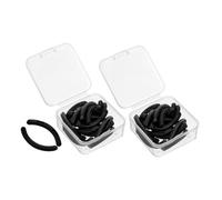 PLAFOPE 48pcs Eyelash Curler Replacement Pads with Clear Storage Box Soft Rubber Refills for Lash Curling Easy to Install Inserts for Eyelash Curlers