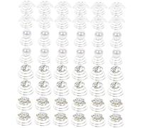 PLAFOPE 48pcs Pearl Hairpin Swirl Clip Bridal Hair Accessories Versatile for Occasions