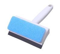 PLAFOPE 4pcs 2-in-1 Squeegee and Scrubber Sponge Window Squeegee Glass with Strong Cleaning Ability Removes Stubborn Stains Fabric Pp Rubber Sponge for Household Chores Window Washing