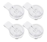 PLAFOPE 4pcs Acrylic Cabinet Locks Door Lock Baby Proof Simple Installation for Pet and Baby Safety Suitable for Bedroom and Cabinet Doors