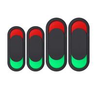 PLAFOPE 4pcs Acrylic Privacy Slide Door Signs for Office and Restroom Occupied Vacant Indicator Conference Door Slider for Privacy Communication and Instant Occupancy Notification