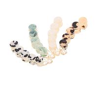 PLAFOPE 4pcs Chic Round Hairpin Hair Barrette Acetate Hairpin Girls Hair Accessories