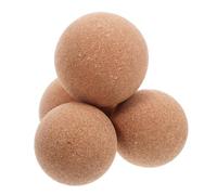 PLAFOPE 4pcs Cork Fascia Balls Leg Massager Roller Yoga Massage Balls Massage Therapy Foot Roller Trigger Point Foot Tools Fascial Khaki