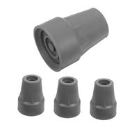 PLAFOPE 4pcs Crutch Rubber Tips 19mm Hole for Canes and Walking Sticks Replacement Crutch Bottom Caps Walking Sticks Grip Pads Rubber Ends