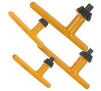 PLAFOPE 4pcs Drill Chuck Key Set for Electric Drill with High-Precision Steel and Rubber Handle, Improved Efficiency and Sturdy Clamping Tool for Workshop and DIY Use