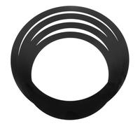 PLAFOPE 4pcs Drum Mute Pads Set for Practicing Drum Kits Made of Polyacid Film Easy to Use Noise Control Accessory