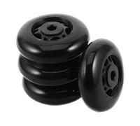 PLAFOPE 4pcs Exercise Roller Wheels with 8mm Hole Diameter, Plastic Fitness Replacement Parts for Ab Roller and Core Workout Equipment, Portable and Stable Design for Home and Studio Use