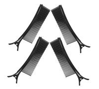 PLAFOPE 4pcs Hair Sectioning Clips Grip for Women Salon Hairdresser Tools for Styling Coloring Hold Strong Construction Hair Accessories