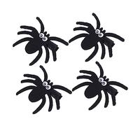 PLAFOPE 4pcs Halloween Spider Hair Clips Cute Black Spider Headbands for Boy Girl Party Props Easy to Wear Halloween Accessories for Boys and Girls for Costume and Theme Celebrations