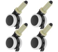 PLAFOPE 4pcs High Chair Replacement Wheels Accessories for Baby Chairs, Easy Turning Plastic Casters Suitable for Highchairs, Convenient for Parents During Feeding Time Random Color