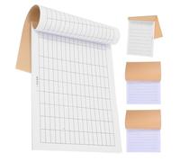 PLAFOPE 4pcs Inventory Organizer Book for Office Business Expense Log Blank Bookkeeping Ledger Accounting Book for Financial Management