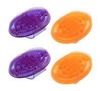 PLAFOPE 4pcs Meridian Massage Brush Set for Professional-Grade Body Massage with Comprehensive Coverage PVC Material for Beauty Salon and Personal Care