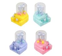 PLAFOPE 4Pcs Mini Candy Catcher Educational Grabber Machine Set for, Assorted Colors Blue Pink Yellow Purple, Creative Candy Grabbing Playthings for ’S Entertainment