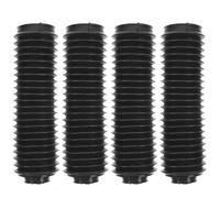 PLAFOPE 4pcs Motorcycle Front Shock Absorber Protector Cover, Shock Absorber Sleeve, Black Rubber Fork Boot for Motorcycle Fork and Atv, Vibration Protection