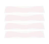PLAFOPE 4pcs Reusable Silicone Lash Extension Pads Soft Wave Shape False Eyelash Holder for Forehead Placement Lash Lift Grafting Tools with Stable Comfortable Design