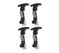 PLAFOPE 4pcs Rubber Cooler Latches with Nonslip Grip and Efficient Securing, Stainless Steel T-Handle Door Latches for Toolbox, Boat, and Travel Use