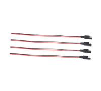 PLAFOPE 4pcs Sae to Terminal Quick Connect Insulated Tube Heavy Duty Automotive Battery Extension Cable Kit for Solar Panel Rv Applications