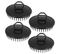 PLAFOPE 4pcs Scalp Massager Brush Hair Exfoliating Scrubber Shampoo Massager Brush Hair Scalp Dandruff Relief Shower