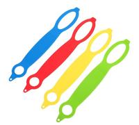 PLAFOPE 4pcs Silicone Bottle Handle Rope Portable Bottle Sleeve Heavy Duty Carrying Rope Securely Connect Water for Motorcycles Bicycles