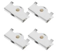 PLAFOPE 4pcs Sliding Glass Door Wheels Replacement Kit Heavy-duty Flat Glass Door Rollers