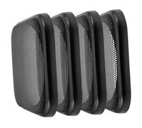 PLAFOPE 4pcs Square Speaker Grill Cover Car Audio Mesh Grill Protection Decorative Metal Mesh for Car and Home