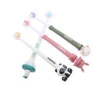 PLAFOPE 4pcs Toothbrush with Soft Bristles Three-Sided Brush Head for Complete Oral Cleaning Ergonomic Handle for Easy Grip Suitable for Years and Older Promotes Healthy Brushing Habits