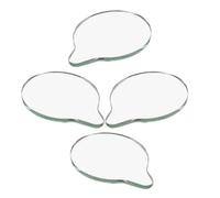 PLAFOPE 4pcs Universal Car Rain Sensor Silicone Gel Film with Raindrop Design, Adhesive Pad for Windshield Replacement, Automatic Rain Detection and Wiper Activation, Suitable for City