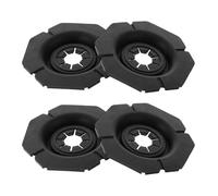 PLAFOPE 4pcs Universal Silicone Wiper Arm Hole Protector for Car Windshield, Black, Provides Comprehensive Coverage and Prevents Leaves and Branches from Entering, Extends Wiper Lifespan,