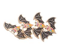 PLAFOPE 4pcs Vintage Gothic Bat Brooch Pin Lightweight Devil Bat Lapel Pins for Halloween Accessories Scarf and Shawl Clips Punk Jewelry for Women and Men