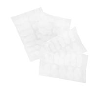 PLAFOPE 4sheets Nail Decals for Nail Art French Tip Stickers False Form Stickers Art Tools French Manicure Form Diy