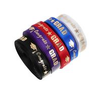 PLAFOPE 5 Roll Graduation Season Ribbons Bag Royal Satin Ribbon for Graduation Party Decoration and Party