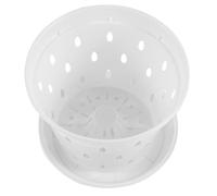 PLAFOPE 5 Sets Ceramic Orchid Pots Alternative with Breathable Slotted Plastic Planter for Orchid Featuring Drain Holes Ensuring Healthy Root Growth and Adequate Airflow in Gardens